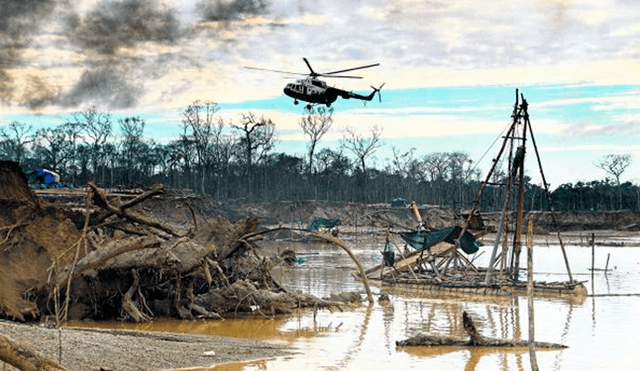 ‘La Pampa’. La minería ilegal destruyó impunemente decenas de hectáreas de bosques en Madre de Dios durante décadas. (Foto: Virgilio Grajeda)