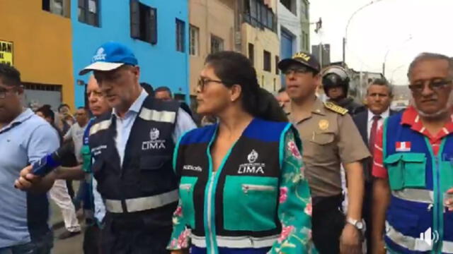 Jorge Muñoz supervisa alrededores de Gamarra y anuncia operación contra ambulantes [VIDEO]