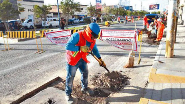 Inician trabajos de rehabilitación de las principales calles de Chiclayo