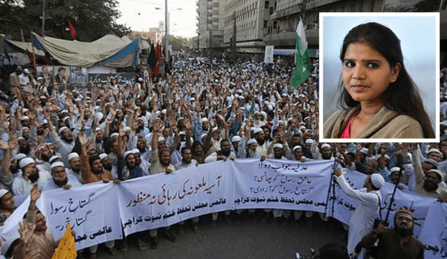 Pakistán: islamistas protestan por liberación de mujer cristiana condenada a muerte [FOTOS]
