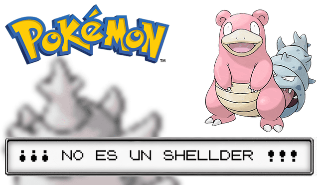 El Pokémon que muerde la cola a Slowbro no es un Shellder.