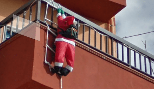 Google Maps: ¿sujetos disfrazados como 'Papá Noel' habrían robado una casa? [FOTOS]