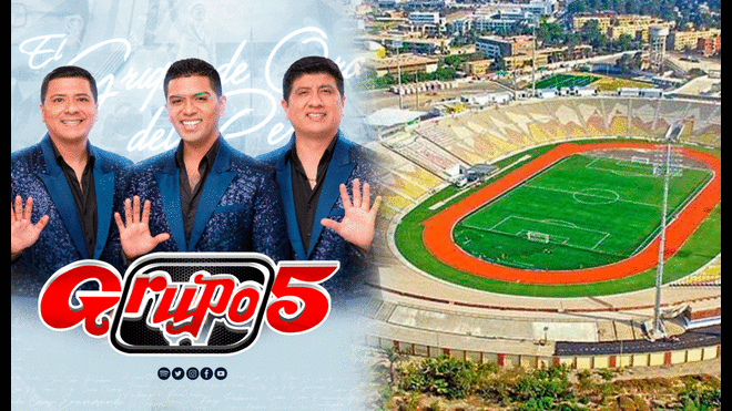 Grupo 5 tendrá otra fecha en el estadio San Marcos. Foto: composición LR/Facebook/Grupo 5/Lima 2019