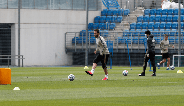 Real Madrid volvió a los entrenamientos para volver a LaLiga. Foto: AFP