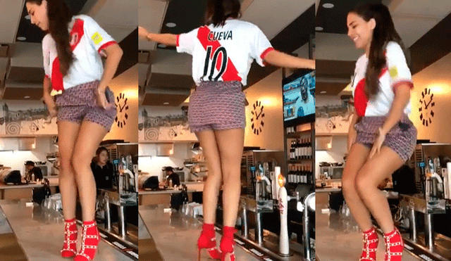 Stephanie Valenzuela baila huayno en restaurante y se gana elogios por zapateo [VIDEO]