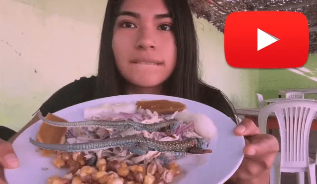 YouTube: joven prueba 'ceviche de lagartija' y cuenta su peculiar experiencia