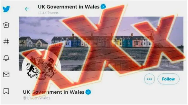 La cuenta, que tiene más de 14 mil seguidores, se describe como "La cara del gobierno del Reino Unido en Gales y la voz de Gales en Whitehall". Foto: Twitter