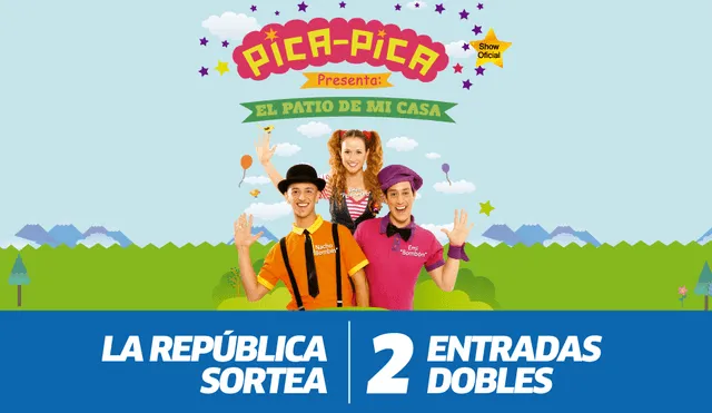 La República te lleva a ver el show "Pica Pica: El patio de mi casa"