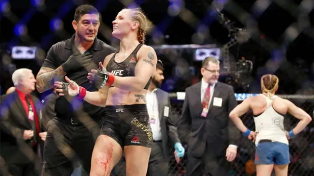 Valentina Shevchenko ganó por nocaut técnico luego de tres rondas. Foto: UFC.