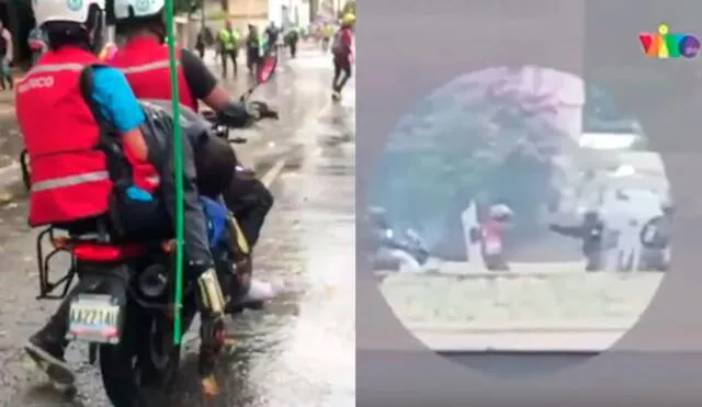 Impactante video en YouTube de policía venezolano disparando a joven en protesta 