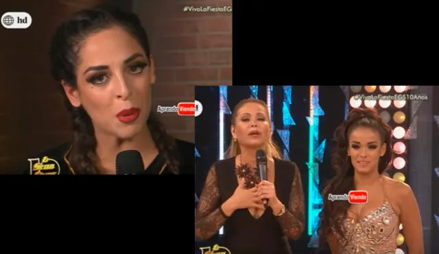 Andrea Luna reprochó a Gisela Valcárcel por falta de respeto en ‘El Gran Show’ [VIDEO]