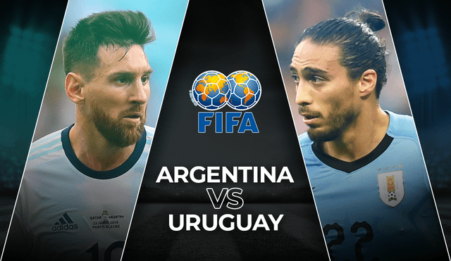 Uruguay enfrenta a Argentina por el Clásico del Río de la Plata.
