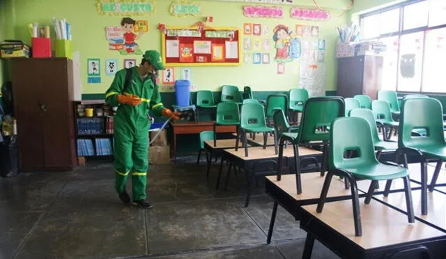 Bellavista: Inician fumigación de 11 colegios nacionales
