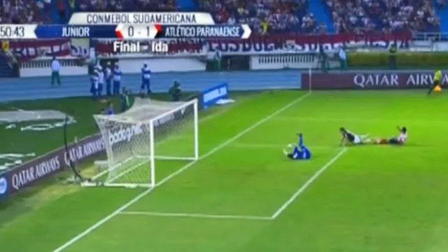Junior vs Atlético Paranaense: Pablo Felipe anotó el 1-0 tras un contragolpe [VIDEO]