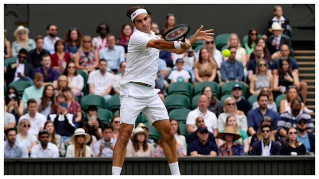 Roger Federer se enfrentará al italiano Lorenzo Sonego (27º del mundo) el lunes 5 de julio por una plaza para los cuartos de final Wimbledon 2021. Foto: AP