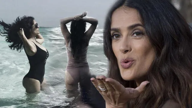 Salma Hayek y la foto hot en bikini. Fuente: Instagram