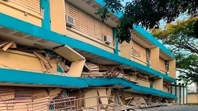 Fuertes sismos en Puerto Rico dejaron una persona muerta y otras ocho heridas. Foto: Twitter
