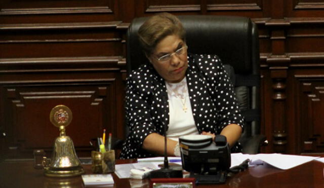 Luz Salgado: "Interpelación a Vizcarra se podría suspender si el Pleno lo decide"