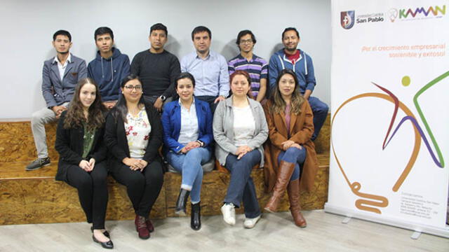 Cuatro de los proyectos ganadores son de la incubadora de negocios de la Universidad San Pablo de Arequipa