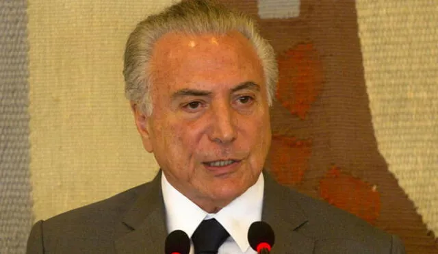 Brasil: Michel Temer admite haberse reunido con grupo Odebrecht, pero sin tratar "negocios oscuros"
