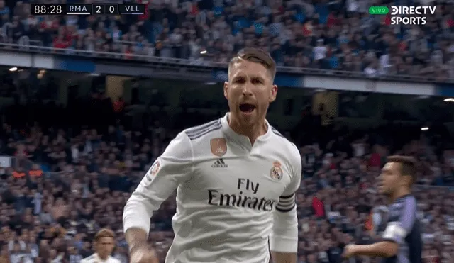 Real Madrid vs Valladolid: Sergio Ramos y su golazo a lo 'Panenka' [VIDEO]