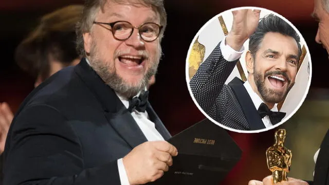 Eugenio Derbez comparte su emotivo encuentro con Guillermo del Toro en los Oscar 2018