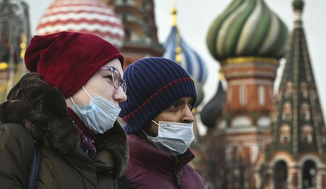 Rusia es uno de los países más afectados por la pandemia de coronavirus en el mundo. Foto: AFP