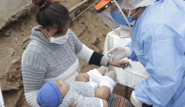 Más de 67 mil niños serán vacunados contra el neumococo en La Libertad este año. Andina