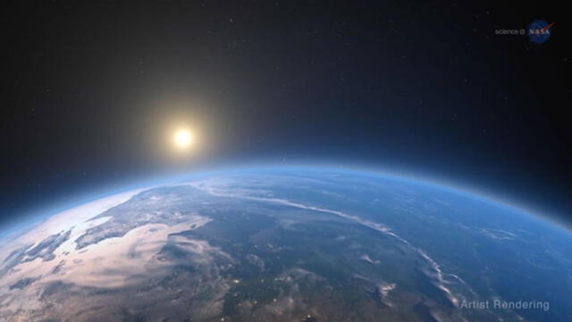 El Sol desde la perspectiva de la Tierra. Captura de video: NASA.