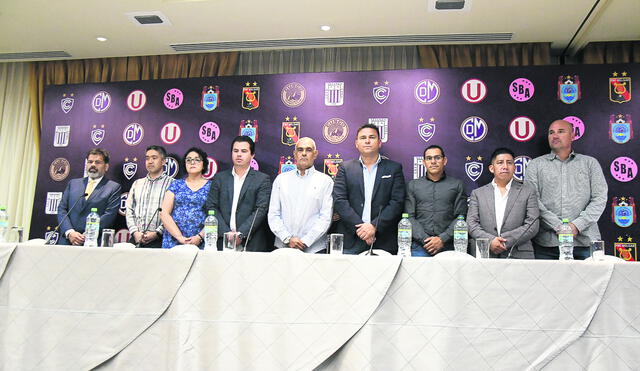 AFECTADOS. La ‘U’, Alianza, Cienciano, Melgar, Boys, Municipal, Binacional y Cusco FC se ven perjudicados por la medida cautelar de la Federación. Foto: difusión