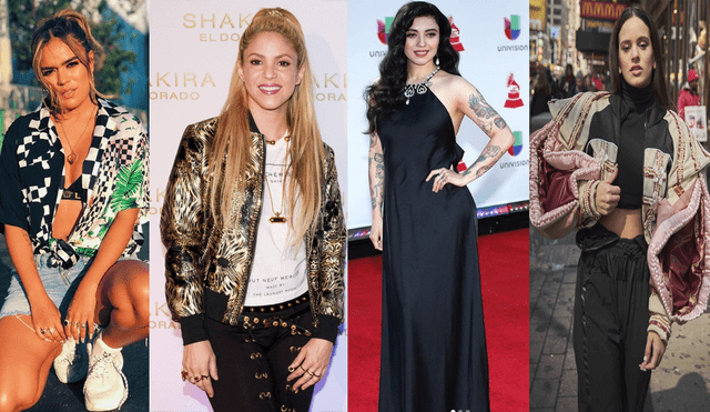 Karol G, Mon Laferte, Rosalía y Shakira se enfrentan en los Latin Billboard 2019 [FOTOS]