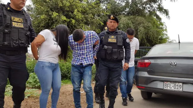 Los Olivos: policía detiene a cuatro sujetos con armas y pasamontañas