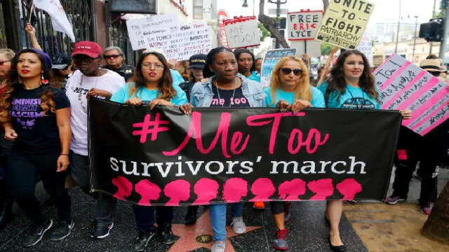 #MeToo - violencia de género - protestas - mujeres. Foto: Damian Dovarganes / AP Photo