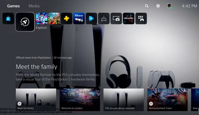 Sony explicó casi todo lo que podremos hacer con la nueva interfaz de la PS5. Información, guías, chats, transmisiones y más. Todo sin salir del juego. Foto: Sony