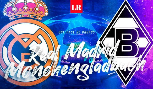 Real Madrid y Borussia Monchengladbach juegan este miércoles por el grupo B de la Champions League. Foto: composición de Fabrizio Oviedo