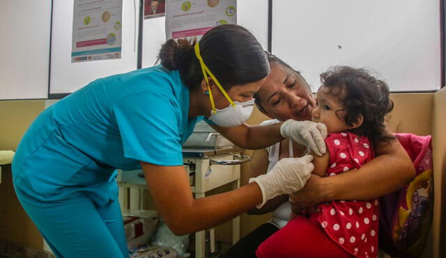 Minsa invoca a padres llevar a vacunar a sus hijos contra el sarampión