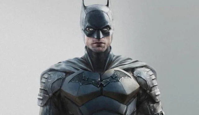 Fan art de The Batman mostrando cómo podría lucir Robert Pattinson. La película se estrena el 1 de octubre de 2021. Créditos: difusión