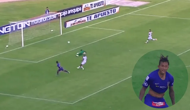 Joazinho Arroé marcó el tercer gol de Alianza Lima sobre Melgar en Arequipa. | Foto: Gol Perú
