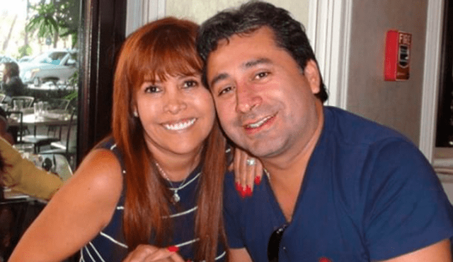 Magaly Medina es viral al publicar candente foto junto a su esposo en la piscina 