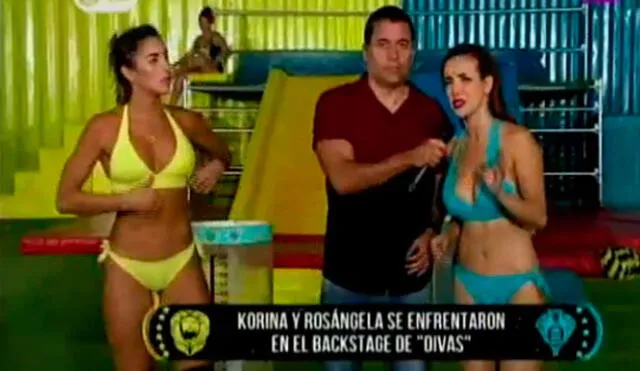 Korina Rivadeneira califica a Rosángela Espinoza como soberbia y se enfrentan en el set de EEG | VIDEO