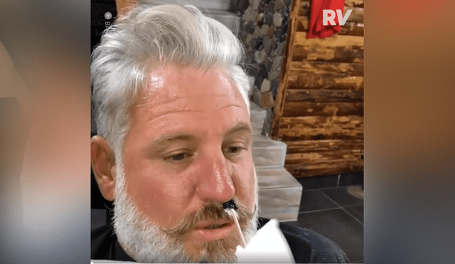 Un video viral de YouTube muestra el radical cambio de look de un anciano que acudió al barber shop.