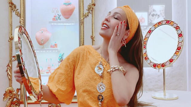 Thalía y su debilidad por las joyas que se evidencia en Instagram