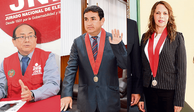 Elegidos. Elvira Rentería juró como presidenta del JEE de Piura. José Rodríguez y Henry Vera lo hicieron en Chiclayo y Cajamarca.