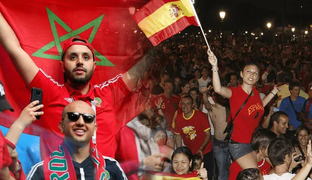 Actualmente, viven en territorio hispano cerca de 873.000 marroquíes en España. Foto: composición LR/EFE/El País