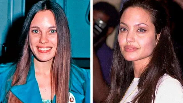 Filtran fotos de la mamá de Angelina Jolie y cibernautas aseveran que era más bella que su hija