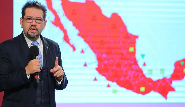 Ricardo Cortés Alcalá, director de Promoción de la Salud, informó que México inició la 'nueva normalidad' en junio con el color rojo en todo el territorio. (Foto: Isaías Hernández / Notimex)