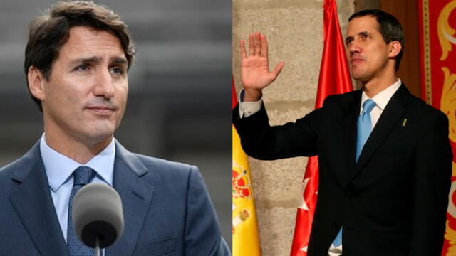 Justin Trudeau informó que se reunirá con Juan Guaidó este 27 de enero. Foto: Composición.
