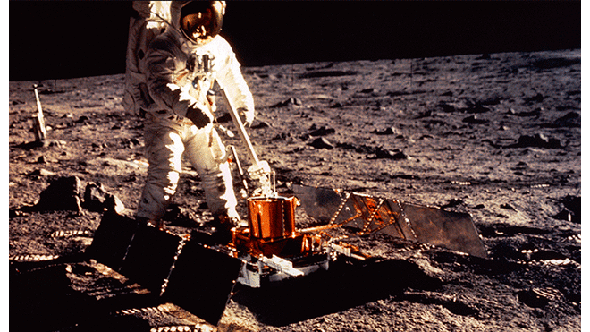 Misiones a la Luna recolectaron evidencias del alunizaje del Apolo 11. Foto: AFP