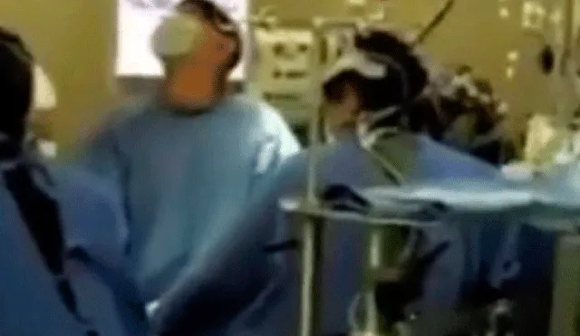 En YouTube, médicos sorprendidos por terremoto en plena cirugía causan asombro con reacción 