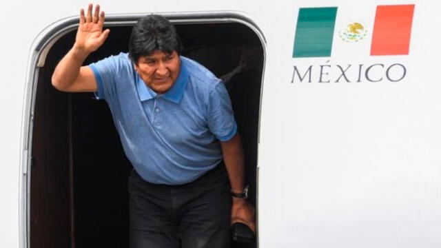 Evo Morales renunció a la presidencia de Bolivia y México le brindó asilo político. Foto: AFP